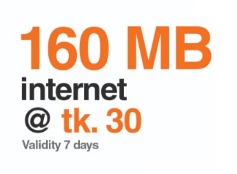 Banglalink 160 MB Internet 30 TK Offer