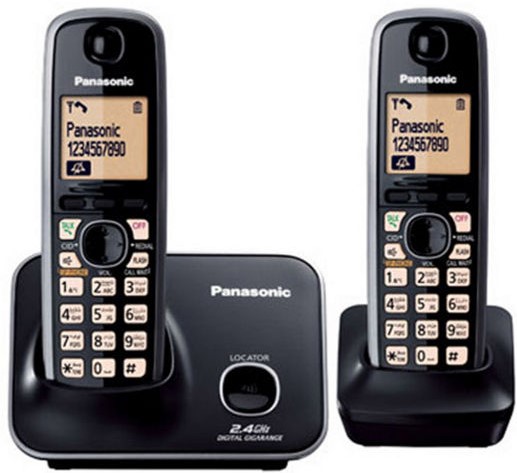 Panasonic KX-TG3712 Cordless Caller ID Dual Handset Phone