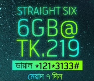 GP 6GB 219 TK Internet Offer 2018