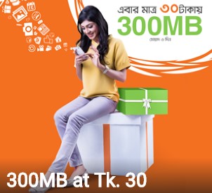 Banglalink 300 MB Internet 30 TK Offer 2017