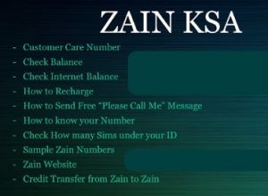 Zain Mobile KSA