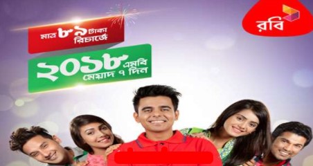 Robi Happy New Year Offer 2018