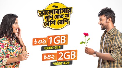 Banglalink Valentine’s Day Offer 2019 – 1GB@31TK & 2GB@42TK