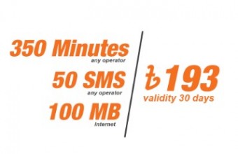 Banglalink 193 TK Bundle Offer – 350min+50SMS+100MB@193TK