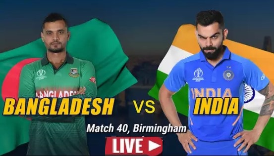 BAN VS IND Live Streaming TV Channel Link - World Cup 2019 Live Scores and Commentary
