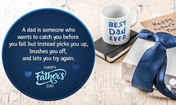 Happy Fathers Day 2019 inspirational, and respectful quote with picture & SMS