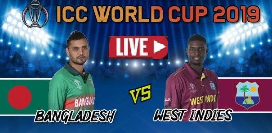 Live Streaming Online - BAN VS WI (ICC World Cup 2019) - TV Channel