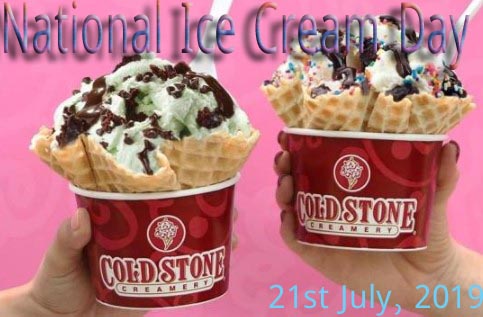 National Ice Cream Day - 21st July, 2019