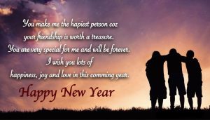Happy New Year Wishes Messages for Best Friend