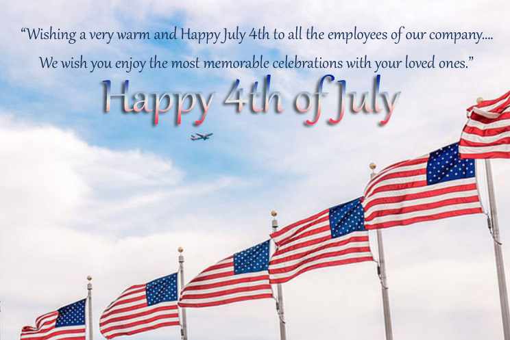 4th of July 2024 Wishes Messages for Employees