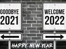 Happy New Year 2022 - Bye Bye 2021 Welcome 2022 Status, Messages, Captions, Images, Wishes