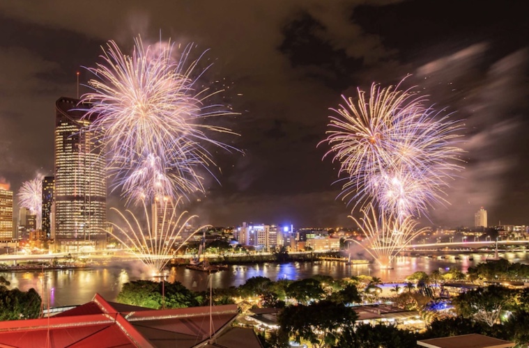 Australia Day Fireworks Brisbane 2023