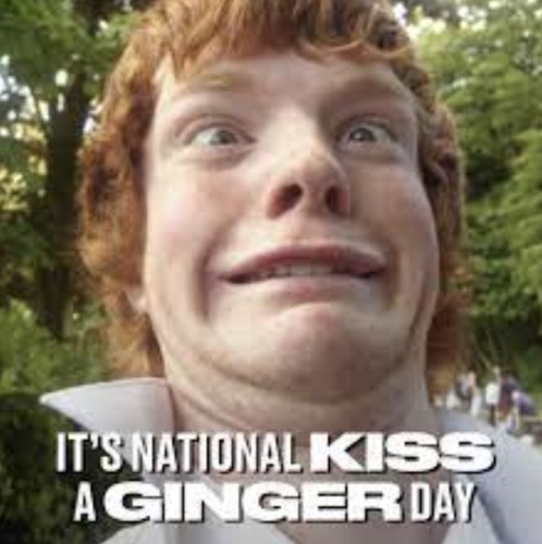 Happy National Kiss a Ginger Day 2023 Memes, Funny Images