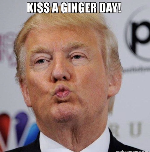 National Kiss a Ginger Day Meme 2023