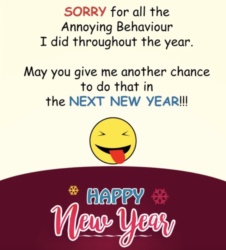Humor Sarcastic Happy New Year Quotes, Funny Messages, Wishes, Images,  Jokes, Gif 2023 