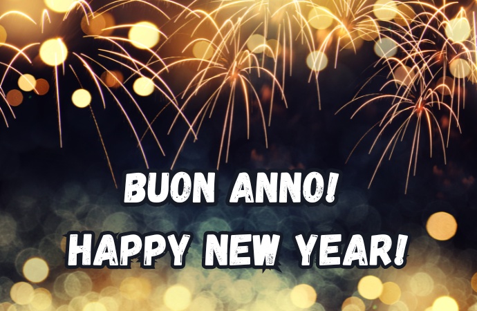 Buon Anno Happy New Year 2025