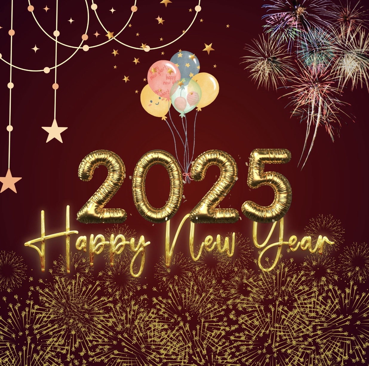 Happy New Year 2025 - Best Thank You Reply Wishes Messages